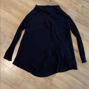 We The Free - High neck ribbed open back sweater